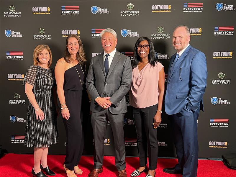 James Gillen, CFRE, with colleagues and  former Deputy Director of Homeland Security, Jon Tien at premier of Merit X Zoe