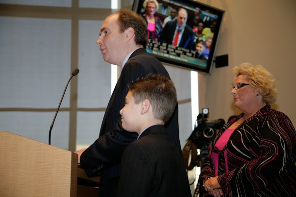 James Gillen, CFRE addresses the Hillsborough County Commission